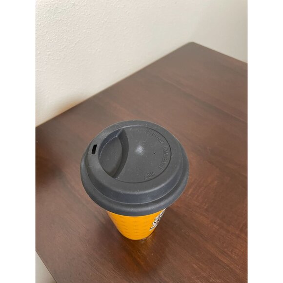 Pottery Barn Harry Potter Hufflepuff Travel Mug With Silicone Lid 10-12oz - Picture 7 of 8